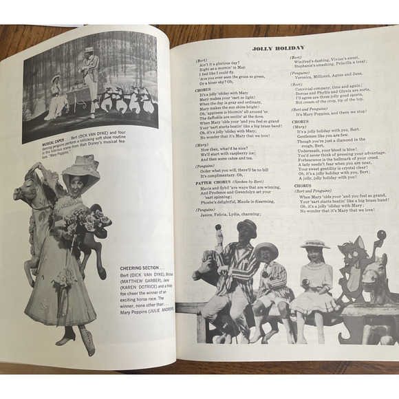 Mary Poppins Complete Musical Score Book Walt Disney Julie Andrews RARE VTG 1964 - Picture 10 of 11